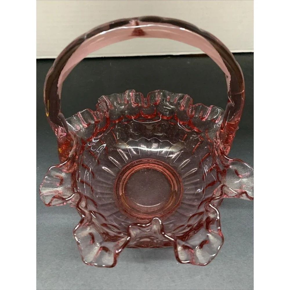 Fenton basket Colonial Pink 8
